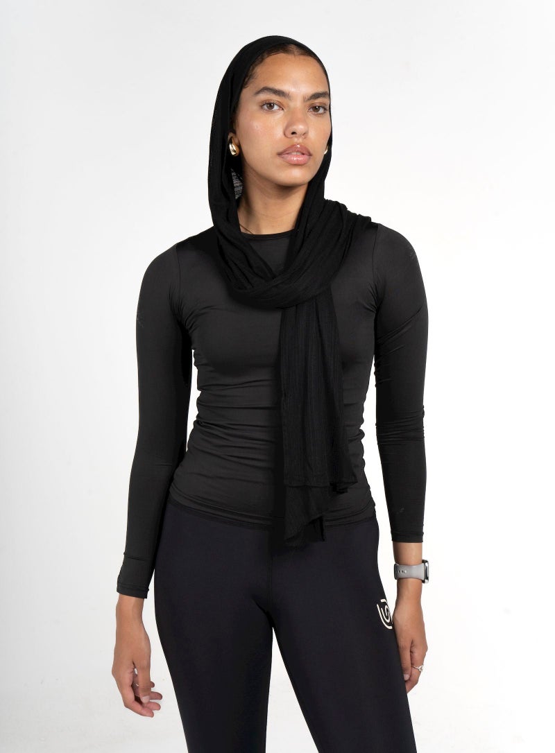 Beyond Women's Black Basic long sleeve top - Image 4